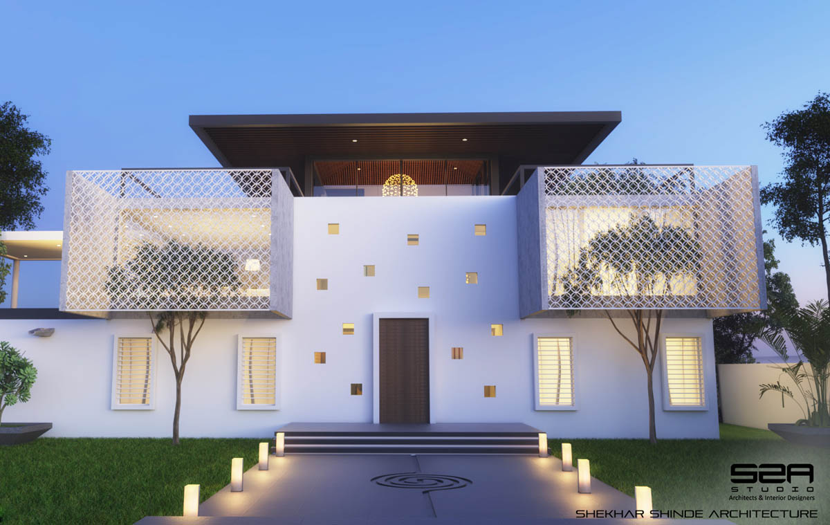 S2A Studio - Thorat Residence, Shirampur